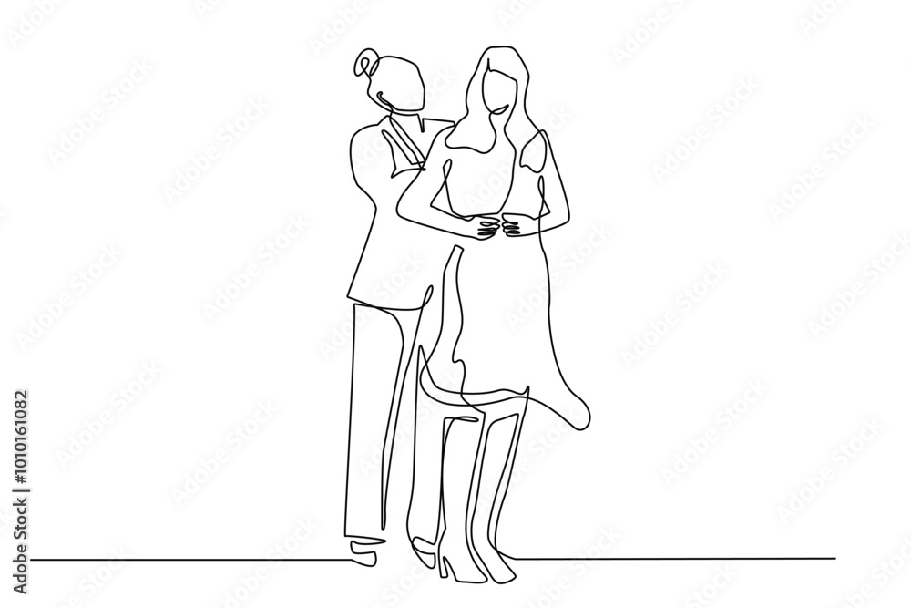 continuous line of Fashion stylist.one line drawing of a fashion stylist styling artist's clothes.one line vector illustration of fashion styling work continuous line of Fashion stylist.one line drawing of a fashion stylist styling artist's clothes.one line vector illustration of fashion styling work