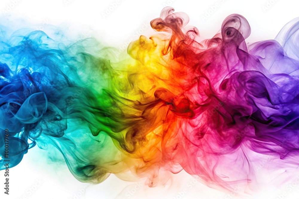 Extreme close-up abstract background with colorful smoke Extreme close-up abstract background with colorful smoke