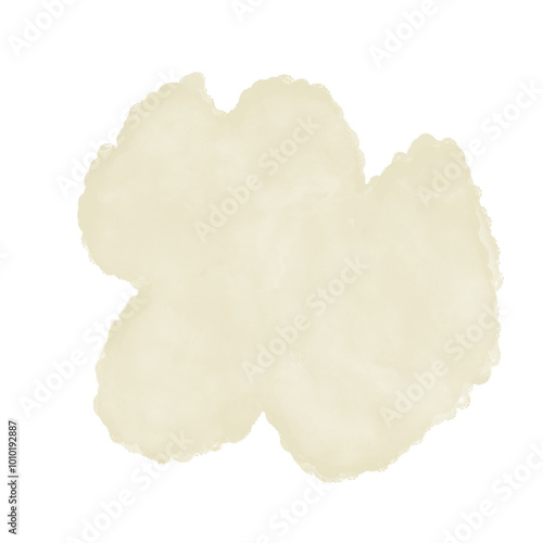 Cream Watercolor Paint Decor