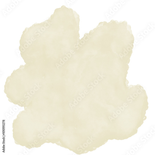 Cream Watercolor Paint Decor