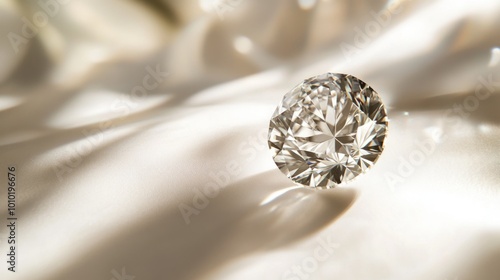 Sparkling Diamond on Satin