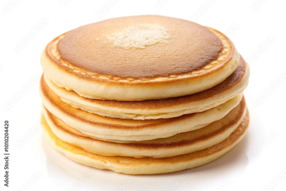Delicate outline of a fluffy pancake with subtle texture and shading, isolated on a soft white background, evoking a sense of morning comfort and warmth. Delicate outline of a fluffy pancake with subtle texture and shading, isolated on a soft white background, evoking a sense of morning comfort and warmth.