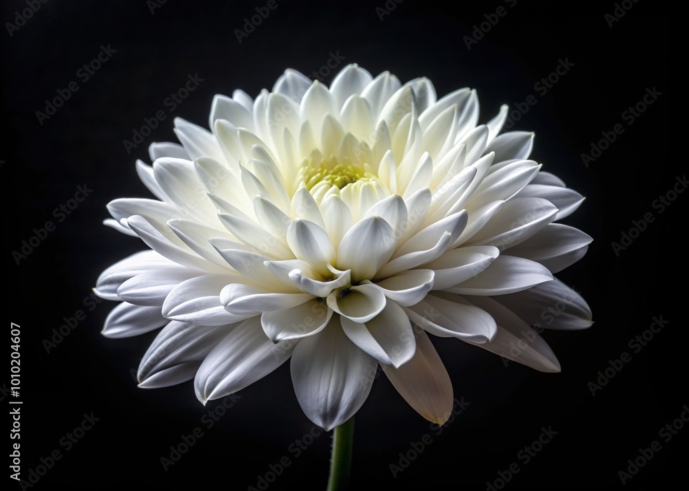 Delicate white petals of a blooming flower stand out against a dramatic black background, evoking a sense of elegant simplicity and timeless beauty. Delicate white petals of a blooming flower stand out against a dramatic black background, evoking a sense of elegant simplicity and timeless beauty.