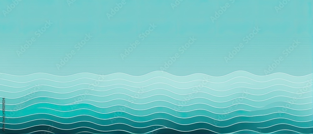 Fototapeta premium Abstract Sea Waves
