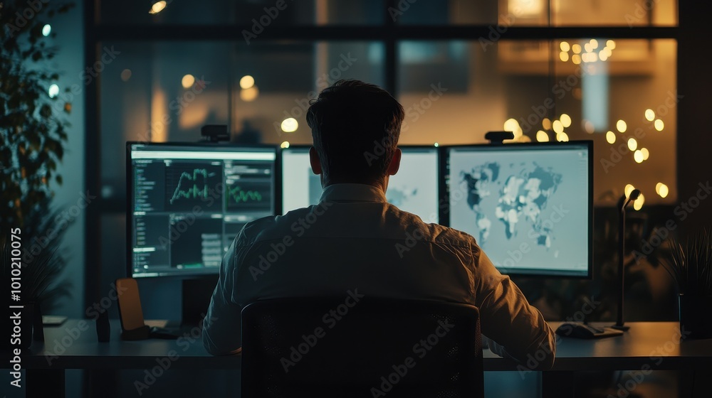 Nighttime Coding and Monitoring in the Office Nighttime Coding and Monitoring in the Office