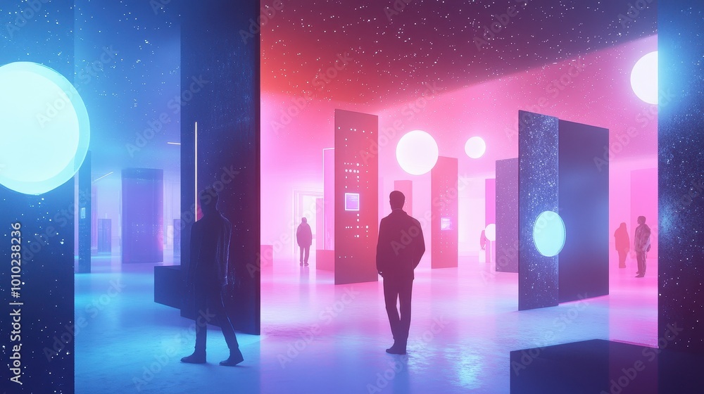Ethereal Cityscape: Navigating the Cosmic Realm Ethereal Cityscape: Navigating the Cosmic Realm