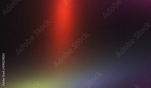 Dark orange green blue grainy glowing backdrop design. Abstract noisy gradient seamless color spots  bright  shine  rough  grungy banner  poster or landing page