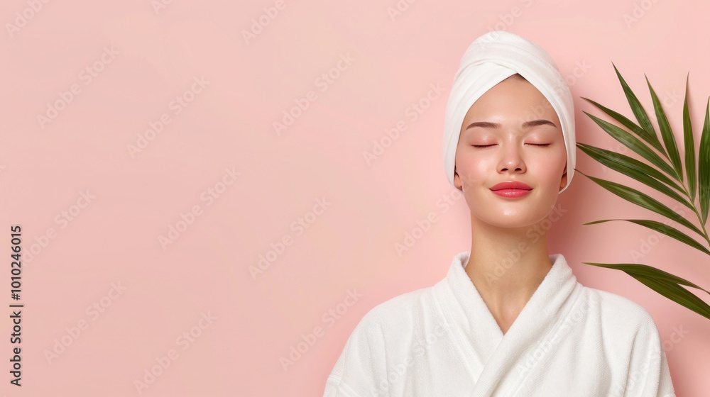 Thai Woman in Spa for Healthy Skin Treatment Thai Woman in Spa for Healthy Skin Treatment