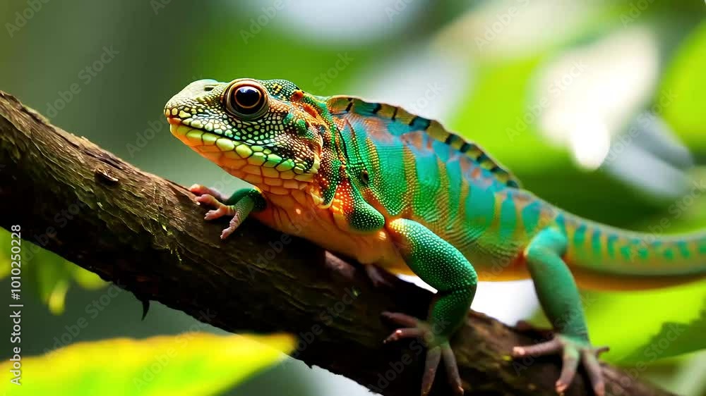 4K nature video cute chameleon climbing tree branches using vibrant colorful skin texture natural camouflage Madagascar's exotic wild habitat lizzard reptile animal wildlife panther 4K nature video cute chameleon climbing tree branches using vibrant colorful skin texture natural camouflage Madagascar's exotic wild habitat lizzard reptile animal wildlife panther
