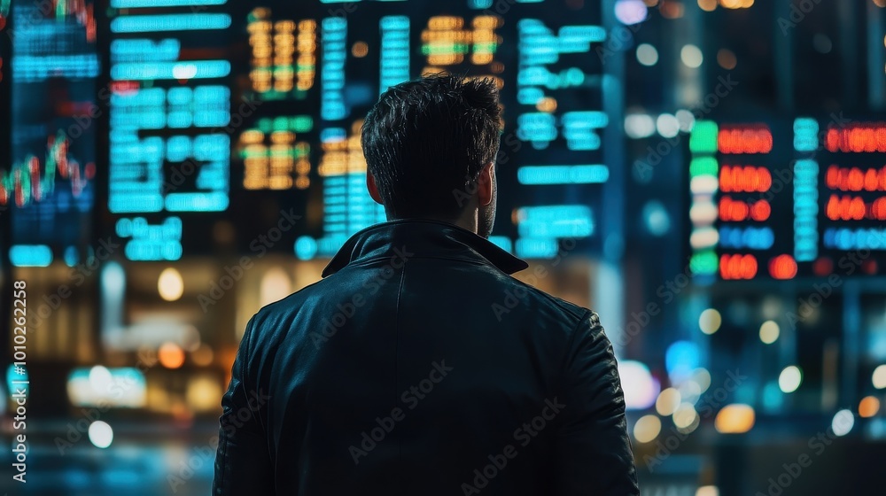 Observing the Neon Lights of the City Observing the Neon Lights of the City