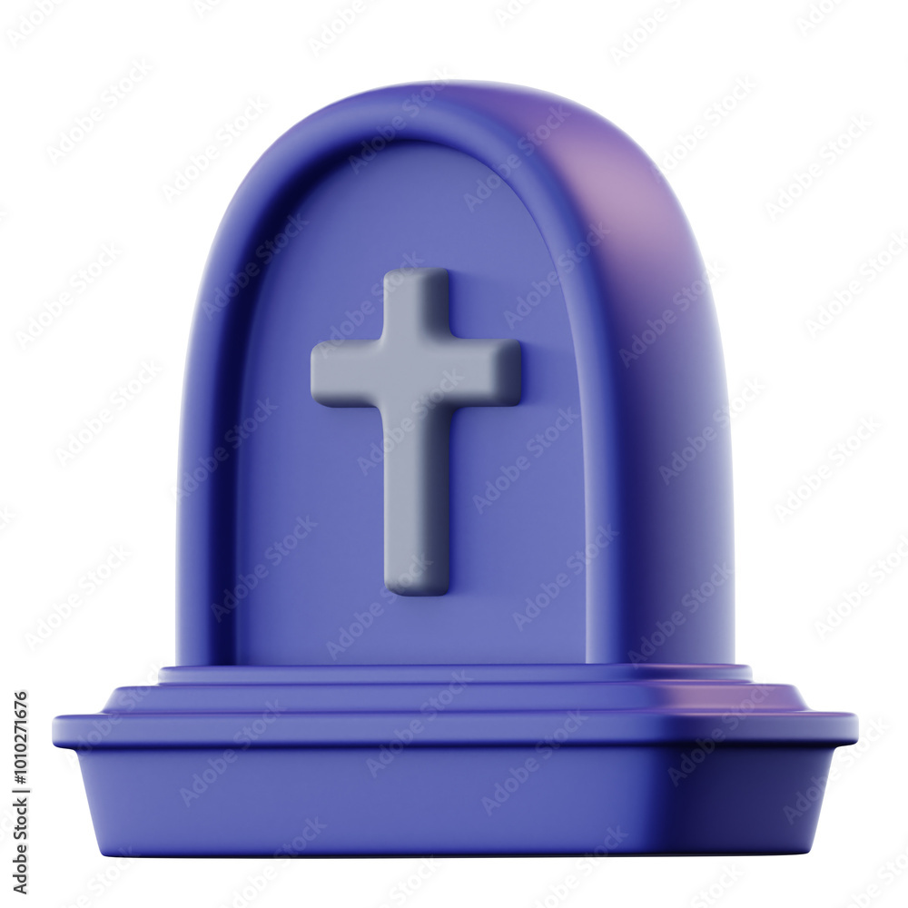 Obraz premium 3D Illustration Gravestone