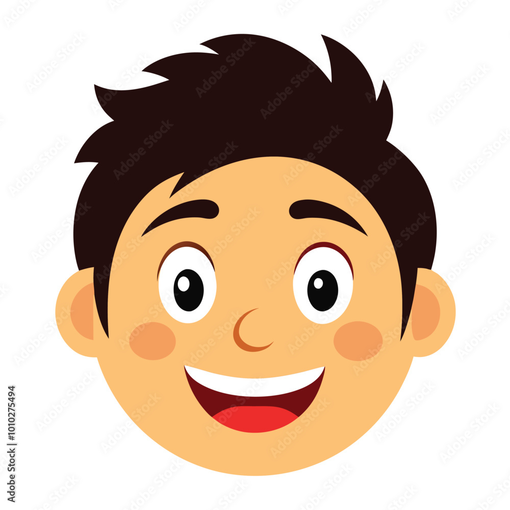 smiling face white background. smiling face white background.