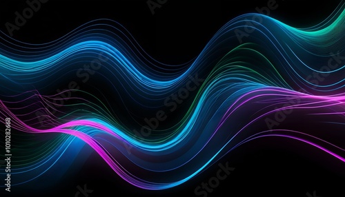 A dynamic and colorful abstract background featuring fluid gradient waves in vibrant shades of blue, pink, and purple. The soft transitions between colors create a sense of movement and depth, making 