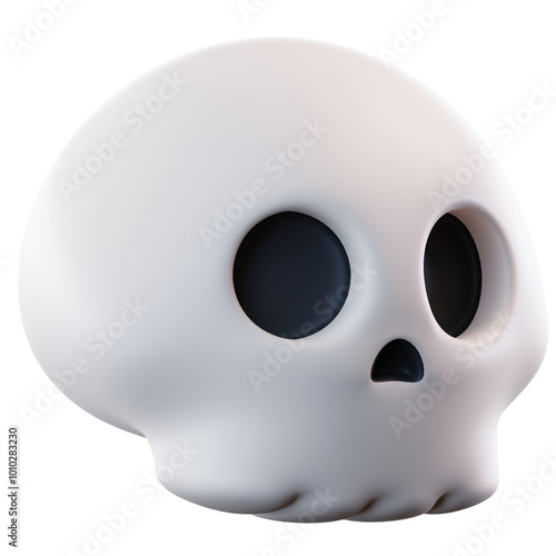 3D Illustration Skull