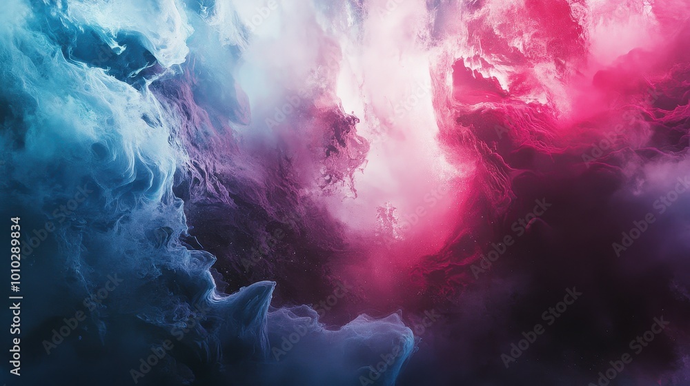 Ethereal Cloudscape in Vibrant Colors Ethereal Cloudscape in Vibrant Colors