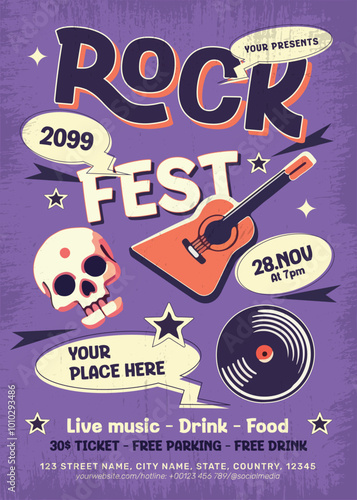 Rock Festival Flyer