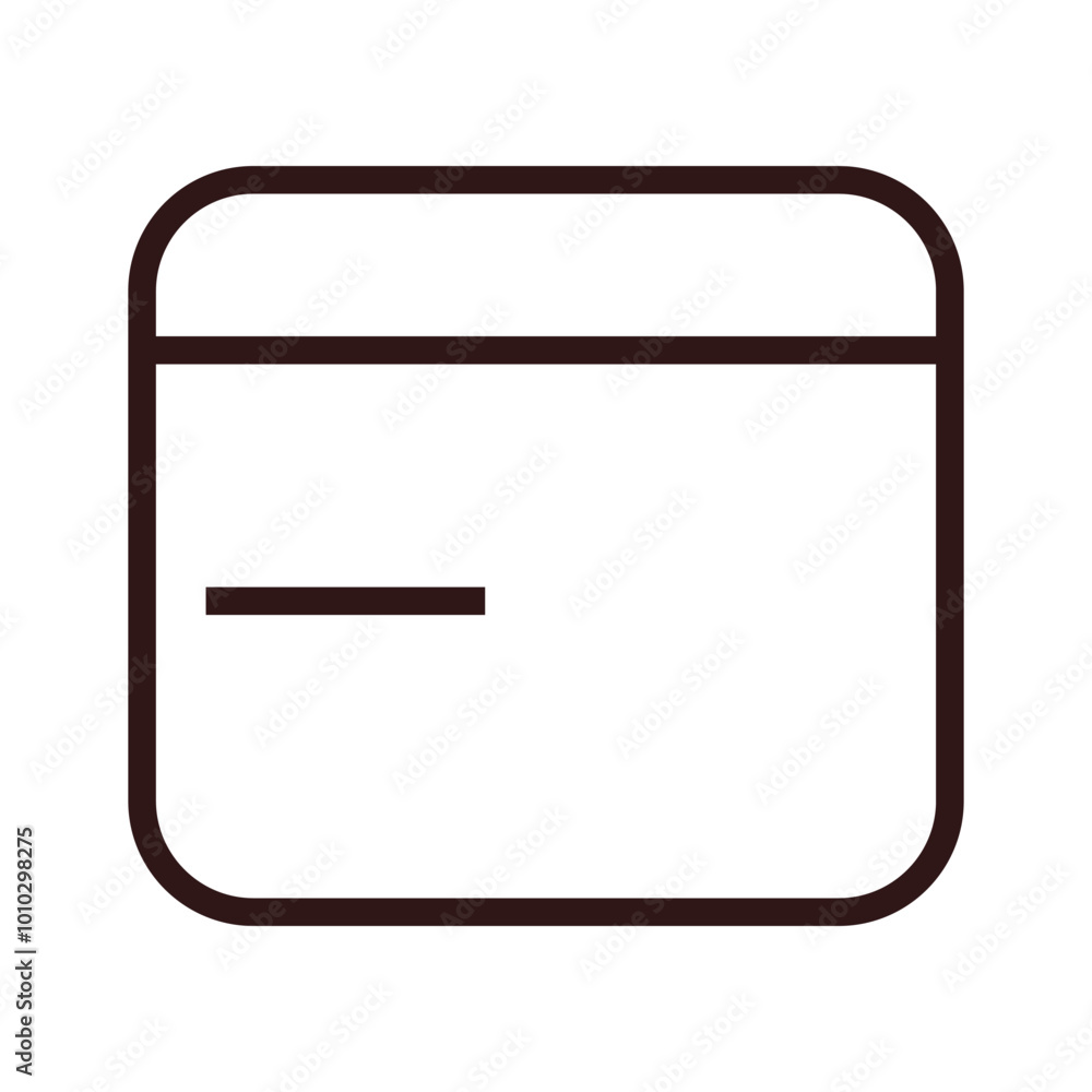 vector illustration of simple 2D bank card icon design. line drawing style. vector illustration of simple 2D bank card icon design. line drawing style.