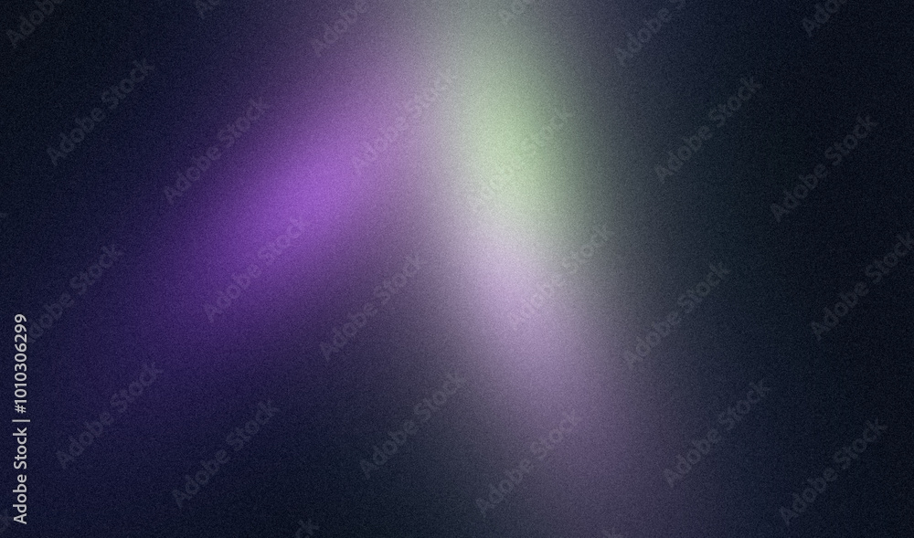 Fototapeta premium Abstract purple blue grainy glowing color spots stains backdrop design. Modern grainy gradient spots multicolored texture web banner, poster and landing page.
