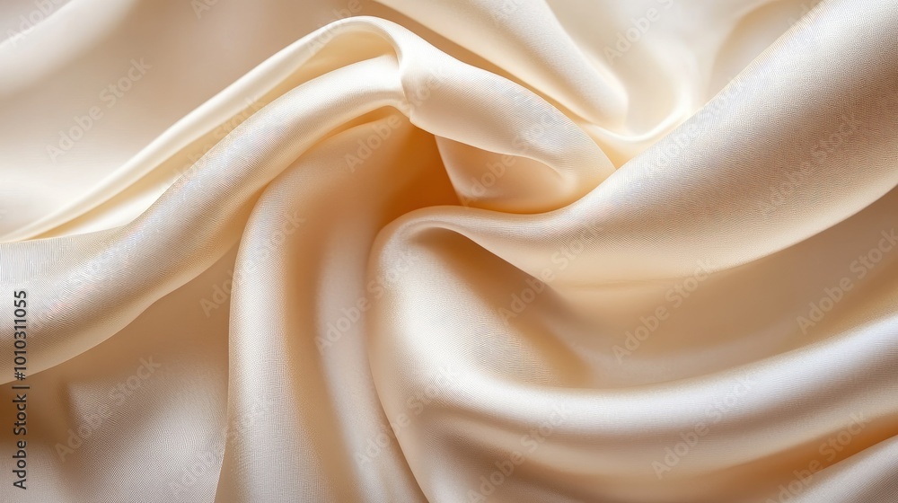 Soft silk textures in serene elegance Soft silk textures in serene elegance