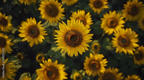 A Field of Sunflowers