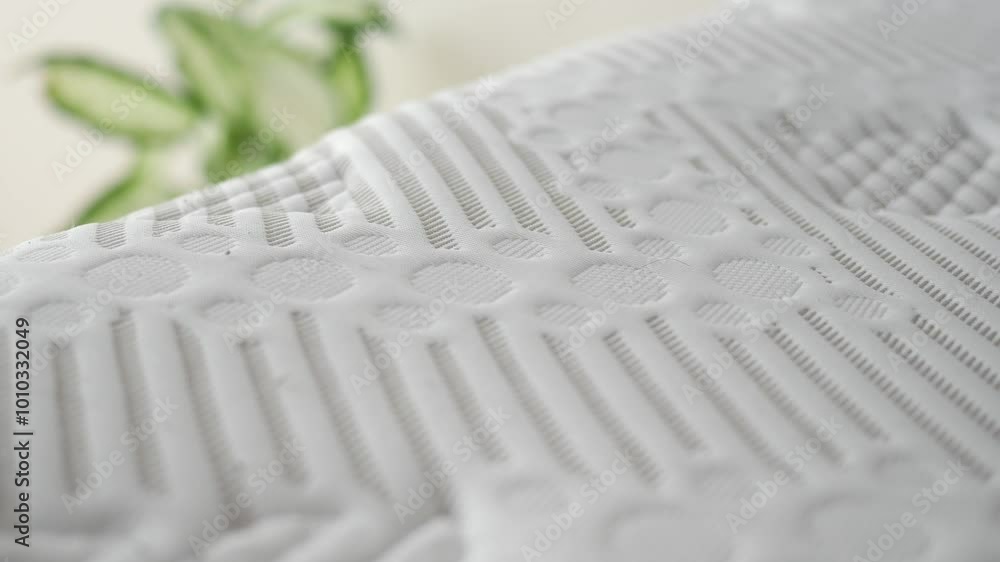 Background of comfortable mattress, top view Background of comfortable mattress, top view