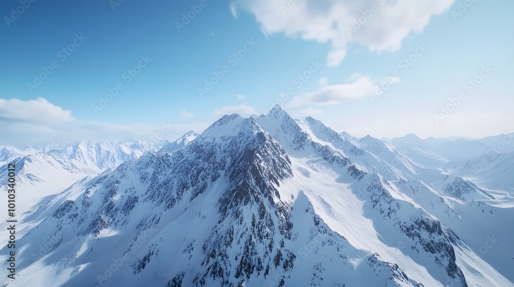 Majestic Snowy Mountain Range Majestic Snowy Mountain Range