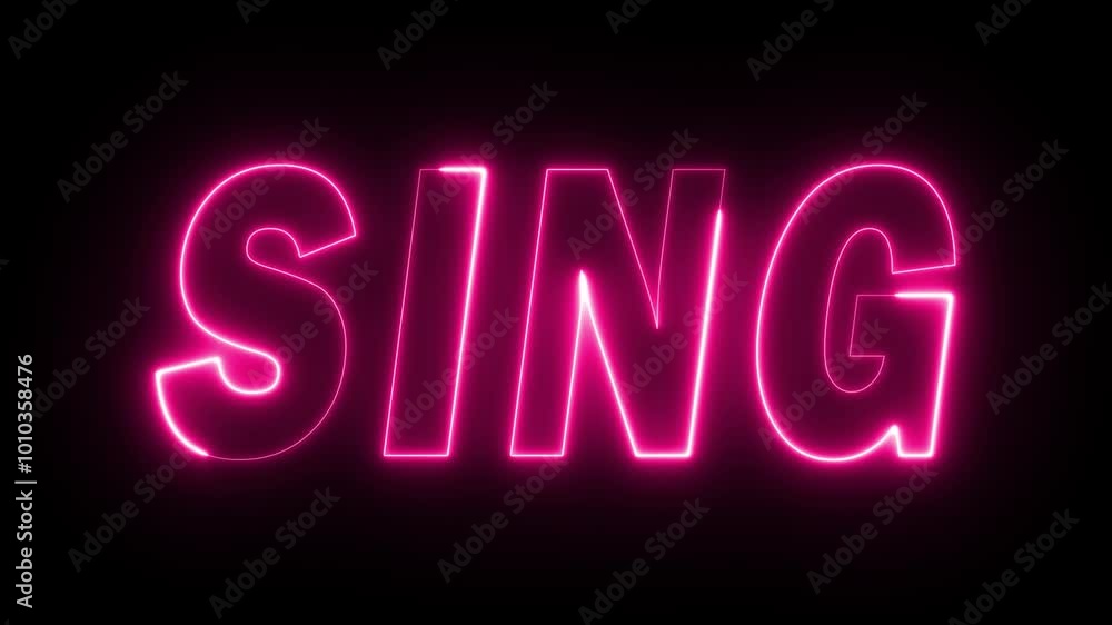 Neon glowing sing text effect, editable neon light text style isolated on black background Neon glowing sing text effect, editable neon light text style isolated on black background