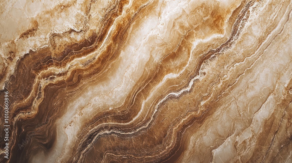 Abstract brown marble background with wavy veins. Abstract brown marble background with wavy veins.