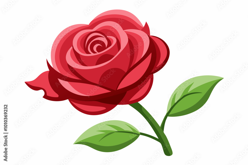 red rose isolated on white red rose isolated on white