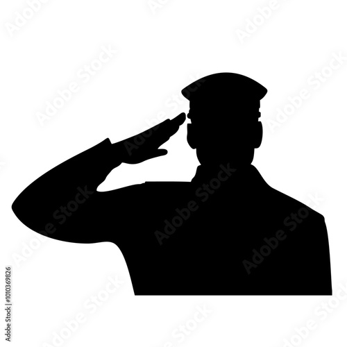 commander saluting