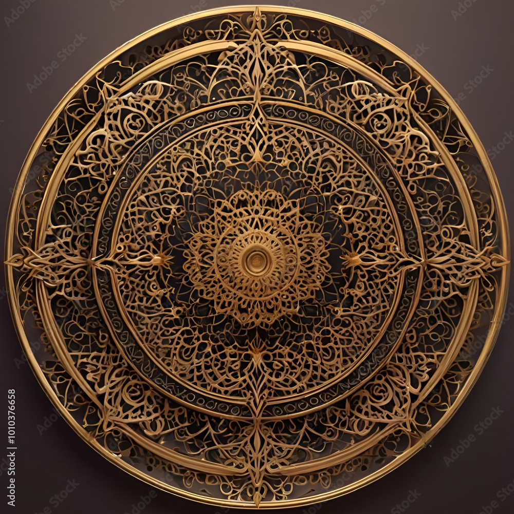 Obraz premium ornamental round ornament