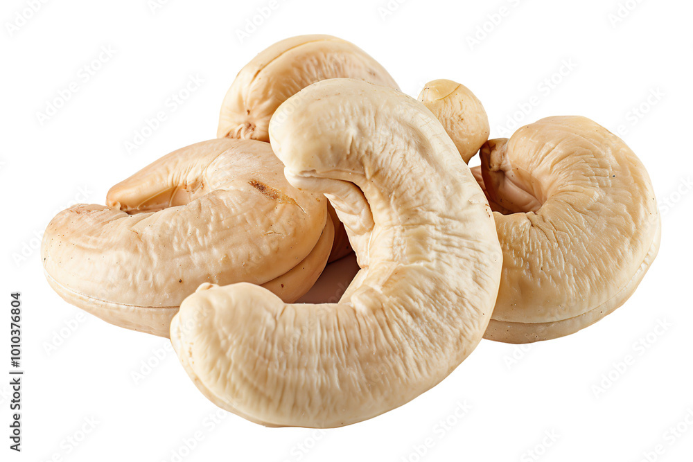 Cashew nuts on a transparent background. Cashew nuts on a transparent background.