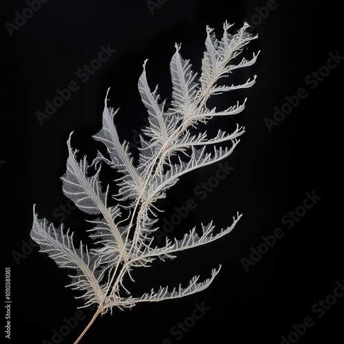 Wallpaper Mural Delicate Fern Leaf Macro Photography Torontodigital.ca