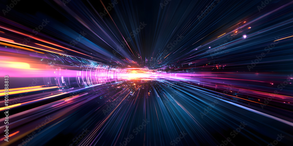 Obraz premium futuristic technology background