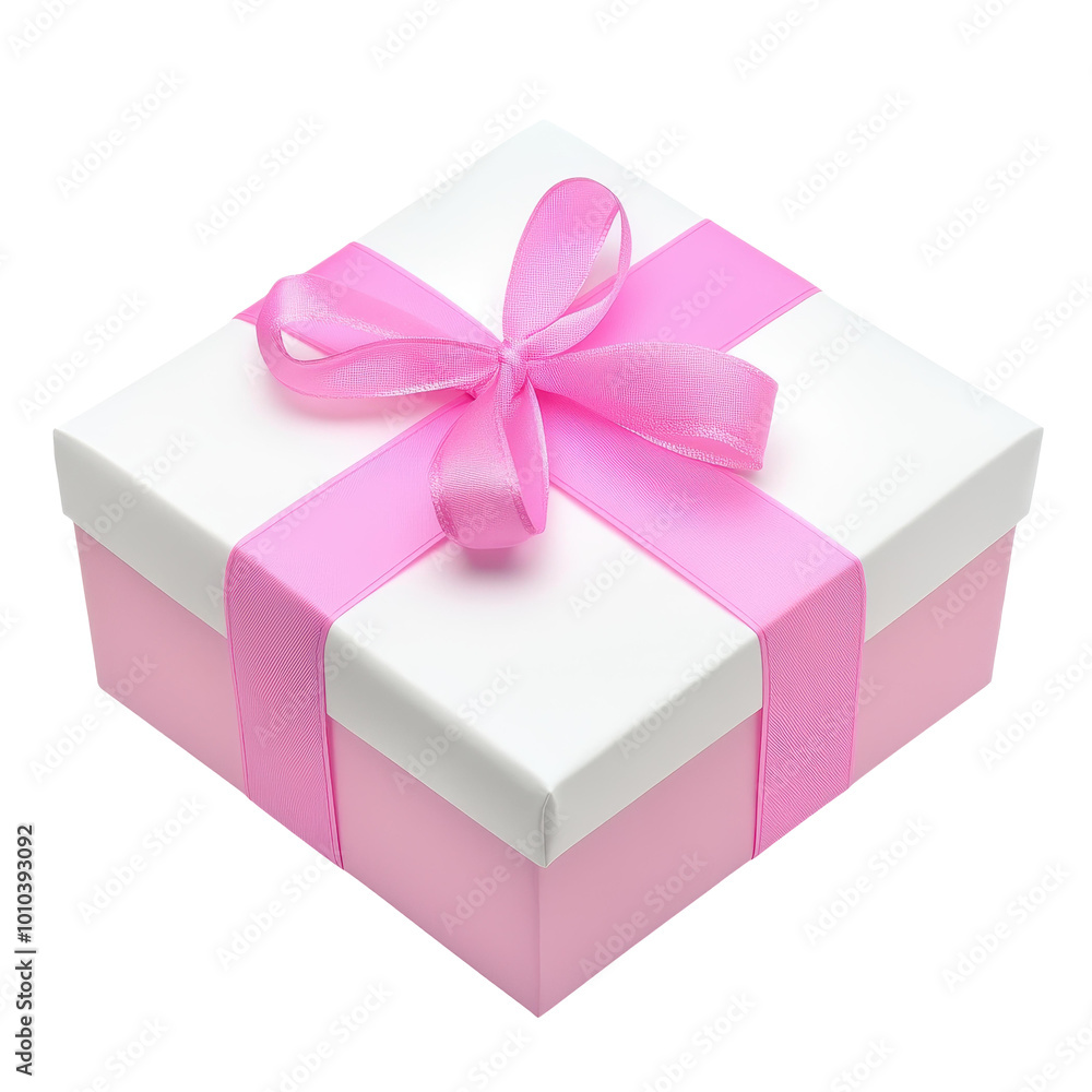 A charming gift box, beautifully wrapped and isolated on a clean white background, perfect for any occasion. A charming gift box, beautifully wrapped and isolated on a clean white background, perfect for any occasion.