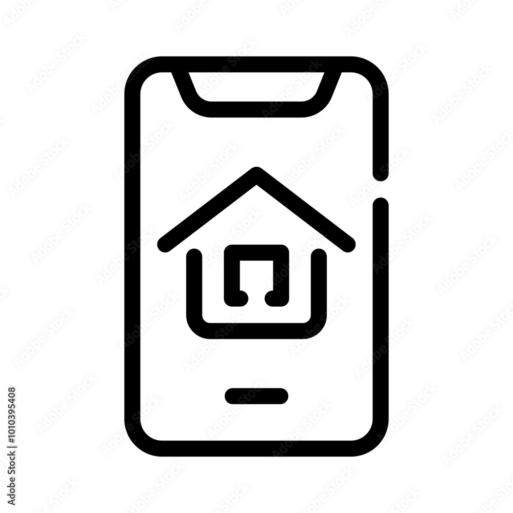 property app Line Icon property app Line Icon