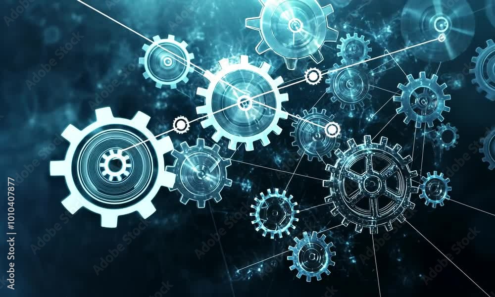background with gears background with gears