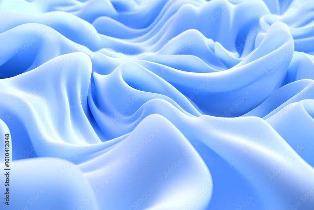 Obraz premium Soft Baby Blue Pastel Background for Design Projects