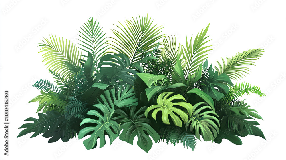 monstera leaves and flowers background monstera leaves and flowers background
