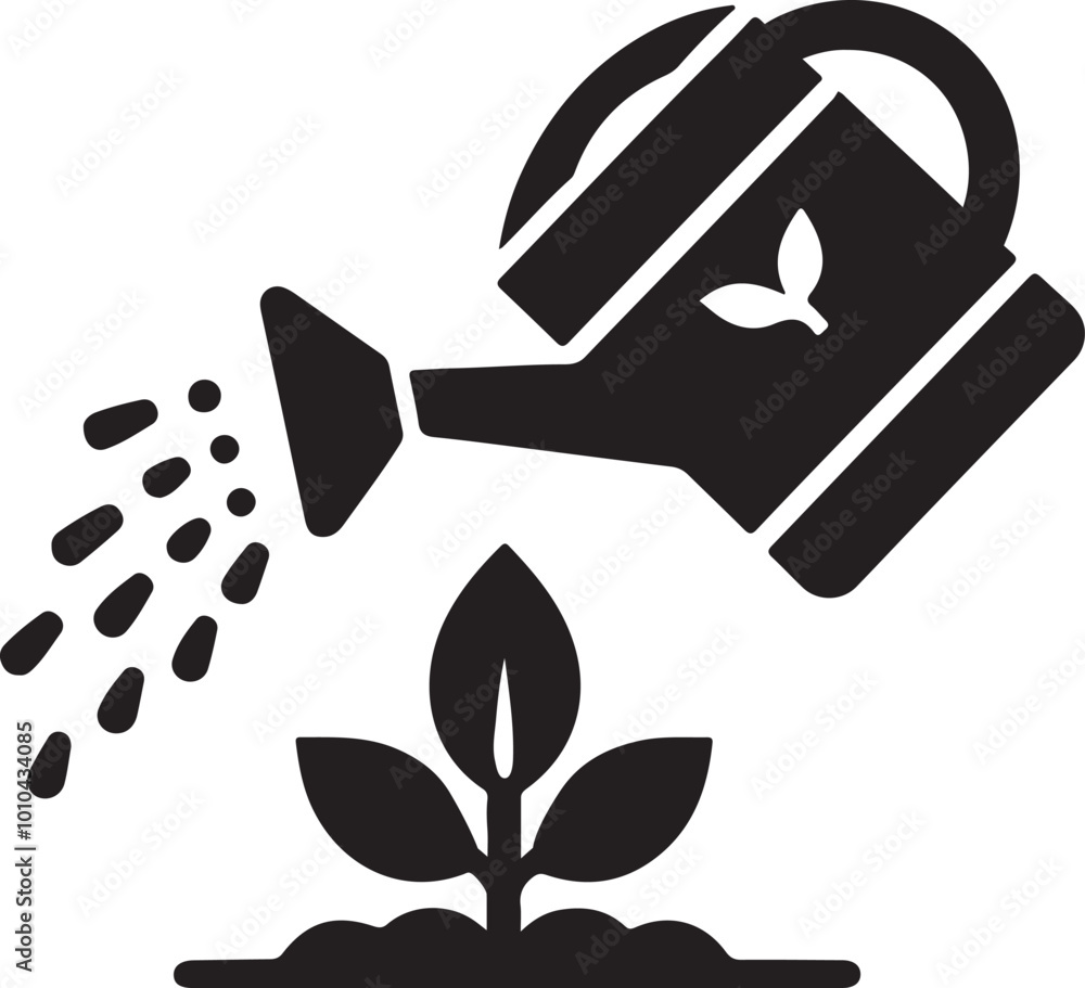 gardening tools and plant water spray can gardening tools and plant water spray can