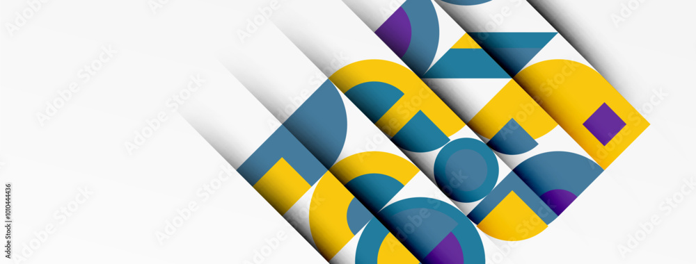 Modern geometrical abstract background - circles. Business or technology presentation design Modern geometrical abstract background - circles. Business or technology presentation design