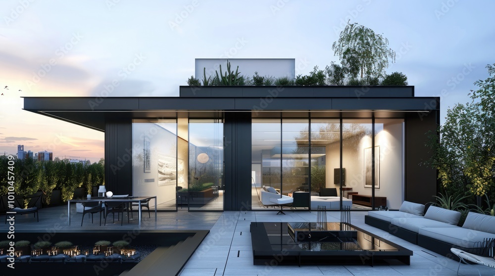 Obraz premium resort hotel