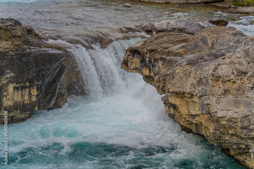 Elbow Falls in the Kananaskis provincial park Alberta photo