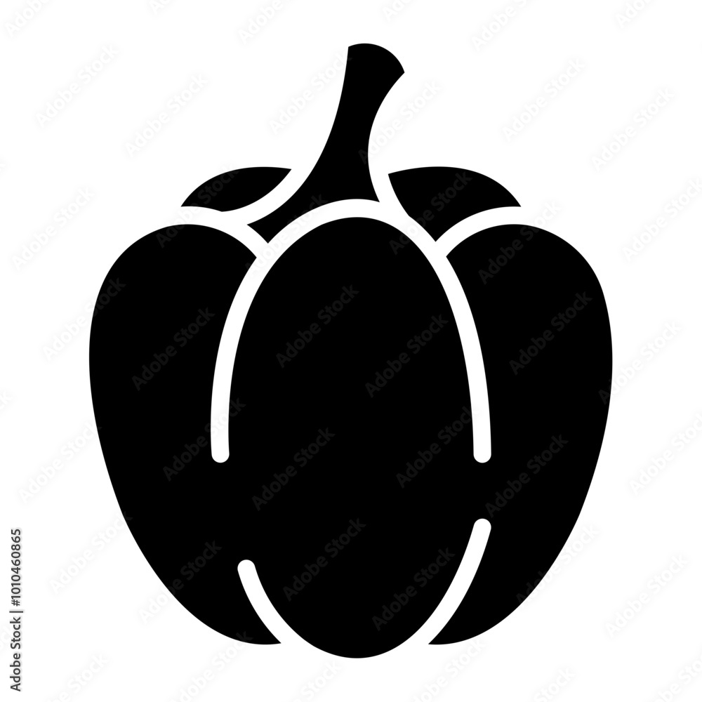 bell pepper Solid icon bell pepper Solid icon