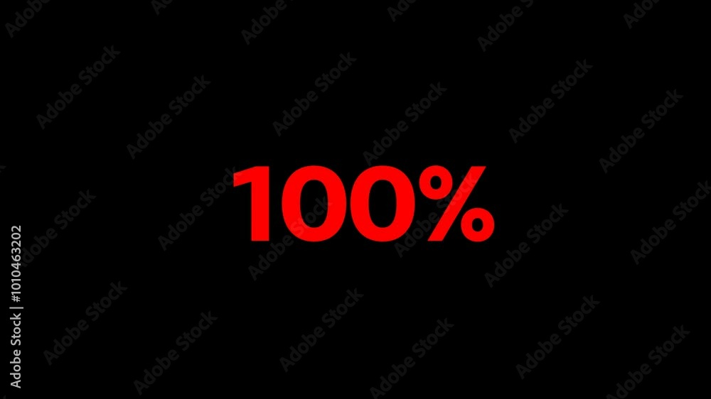 100% number countdown 100% number countdown
