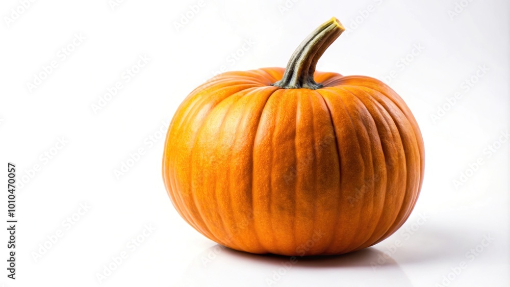 Extreme close-up of fall pumpkin isolated on white background Extreme close-up of fall pumpkin isolated on white background