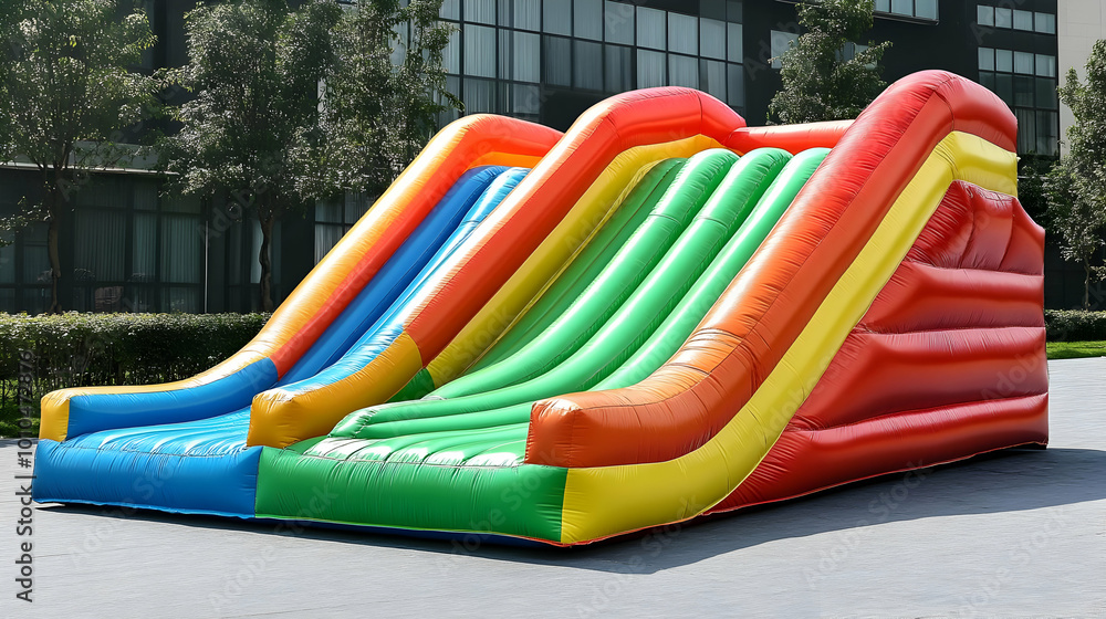 Inflatable Slide Fun for Kids, Backyard Games, Outdoor Play Inflatable Slide Fun for Kids, Backyard Games, Outdoor Play