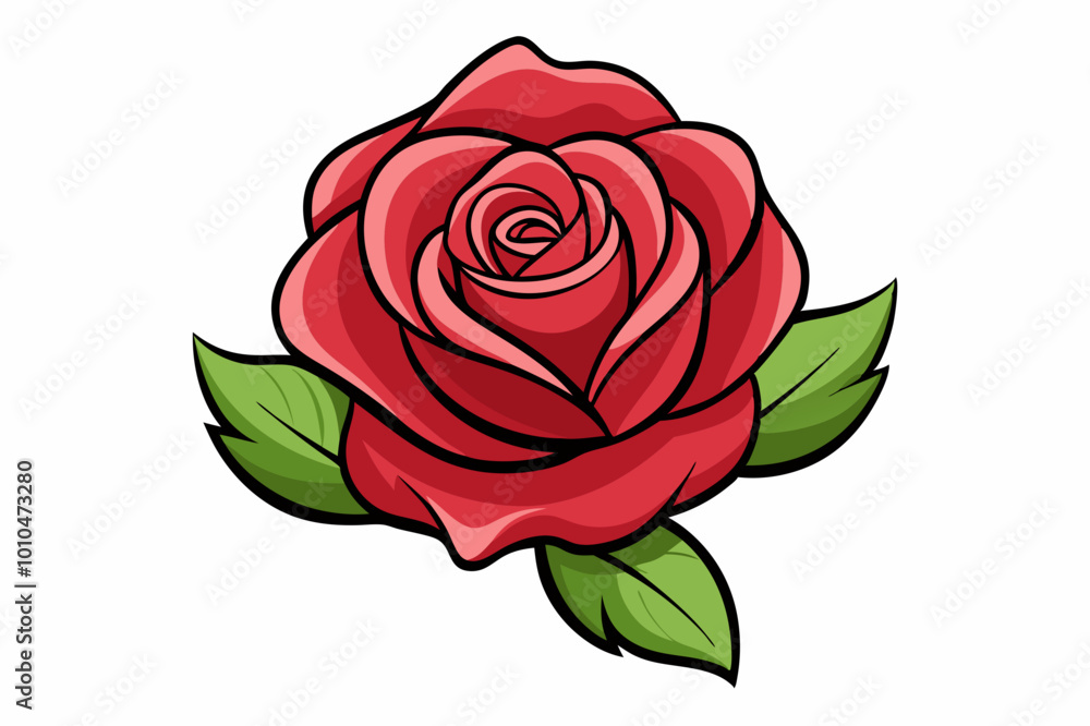 red rose isolated on white red rose isolated on white