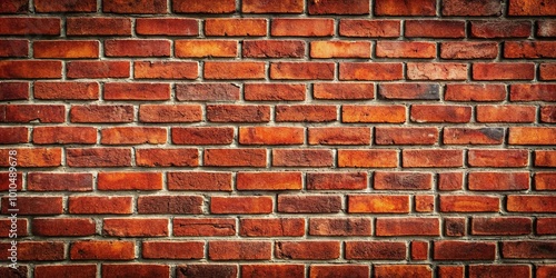 Extreme close-up red brick wall texture of dark brown and red brick wall