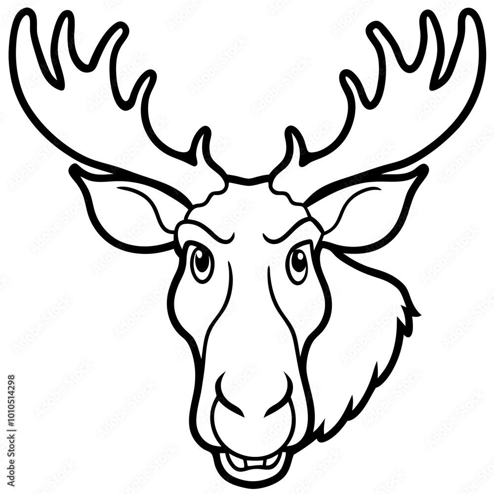 Stunning Vector Illustration of a Moose with Raised Antlers in a Natural Setting
Stunning Vector Illustration of a Moose with Raised Antlers in a Natural Setting